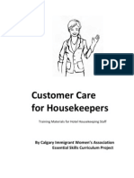 Customer Care For Housekeepers