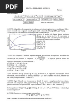 Equilíbrio Químico