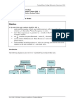 NJC Sequence and Series Lecture Notes and Tutorial Teachers Edition