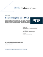 Search Engine Use 2012