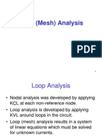 Loop Mesh Analysis