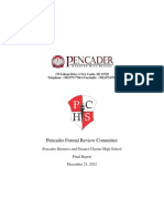 Pencader Charter School Formal Review IV Response To DOE CSAC