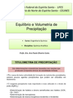 Anapaulacosta-6 Aula Equilibrio e Volumetria de Precipitação - Dado EQ PDF