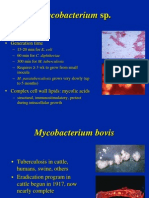 Mycobacterium Lecture