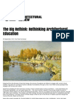 The Big Rethink - Re-Thinking Architectural Education