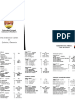 Plan de Estudios de Quimica y Farmacia