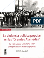 La Violencia Política Popular en Las Grandes Alamedas. Gabriel Salazar.