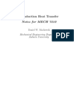 Conduction Heat Transfer Notes For MECH 7210