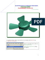 Fan Blades: Pro/ENGINEER Wildfire 3.0