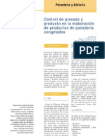 Control Del Proceso en La Elaboracion de Productos de Panaderia