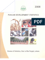 Punjab Development Statistics 2008