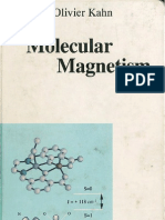 Olivier Kahn Molecular Magnetism