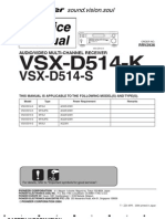 Pioneer++Vsx d514 K++VSX d514 S