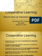 Cooperative Learning:: How To Have An Interactive Classroom
