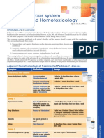 Central Ner Vous System Disorders and Homotoxicology: Parkinson'S Disease