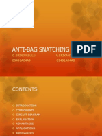 Anti Bag Snatching Alarm