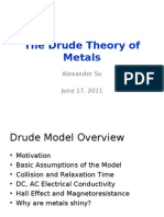 Drude Model Presentation