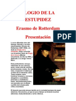 Erasmo de Rotterdam - Elogio de La Estupidez