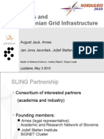 Arnes and Slovenian Grid Infrastructure: Avgust Jauk, Arnes Jan Jona Javoršek, Jožef Stefan Institute