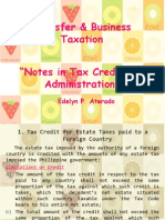 Tax Credit and Administration