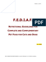 Nutritional Guidelines 2012