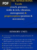 LECT. 4, SOMATIC SENSATIONS For 2nd Year Mbbs Students