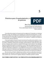 Practicas para El Mantenimiento y Recuperacion de Potreros