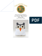 Free Knitting Pattern Lion Brand Wool-Ease Snow Owl