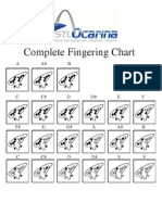 12 Hole Ocarina Fingering Chart