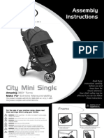 Baby Jogger City Mini Stroller Assembly