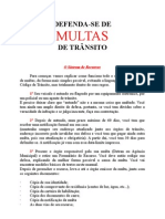 Manual de Recurso de Multas - Defenda-Se ! PDF