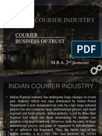 Indian Courier Industry