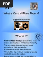 Central Place Theory