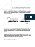 Calculating Commercial Vehicle Weight Distribution