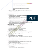 NCERT Science Solutions Class8 - Cell Structure & Function