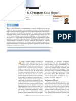 Clinical: Contact Allergy To Cinnamon: Case Report