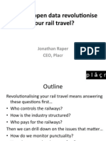 Friday Lunchtime Lecture - How Can Open Data Revolutionise Your Rail Travel?