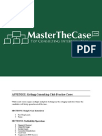 Kellogg Casebook 2001 For Case Interview Practice - MasterTheCase