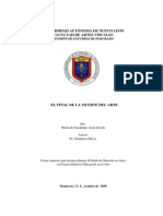 Tesis Sobre La Muerte Del Arte PDF