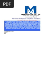 Pilot Valve Sizing