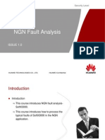 NGN Fault Analysis SoftX3000 