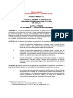 Ley Sobre El Regimen de Propiedad en Condominio de Inmuebles