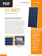 175watt Solar Panel