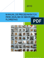 Manual de Análise de Sementes Florestais