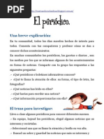 Aprender A Leer Un Periódico. Actividades de Ampliación. Proyecto