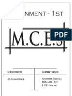 Intel 8051mc Architecture & Intel 8085 Microprocessor Family.