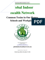 Global Indoor Health Network: Common Toxins in Our Homes, Schools and Workplaces