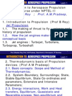 Introduction To Aerospace Propulsion A Course Under NPTEL-II 1. Introduction To Propulsion (Prof B Roy)