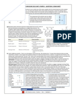 CAPE Chemstry 2012 U1 P2 - Cram Sheet