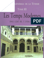 HISTOIRE GENERALE DE LA TUNISIE TOME 3: Temps Modernes